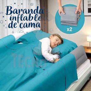 Baranda inflable para cama, paseo y viajes (Pack de 2)